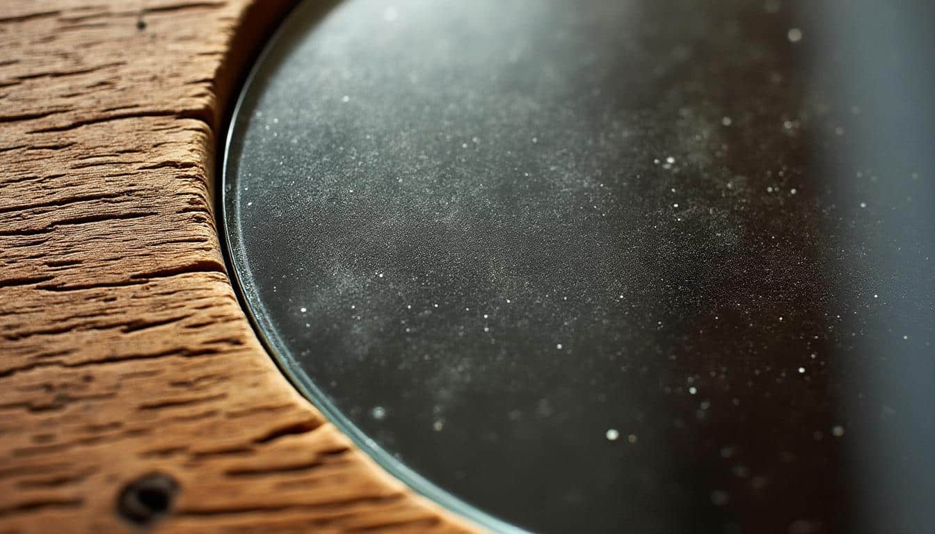 Comment réparer un cadre de miroir mural fissuré ?