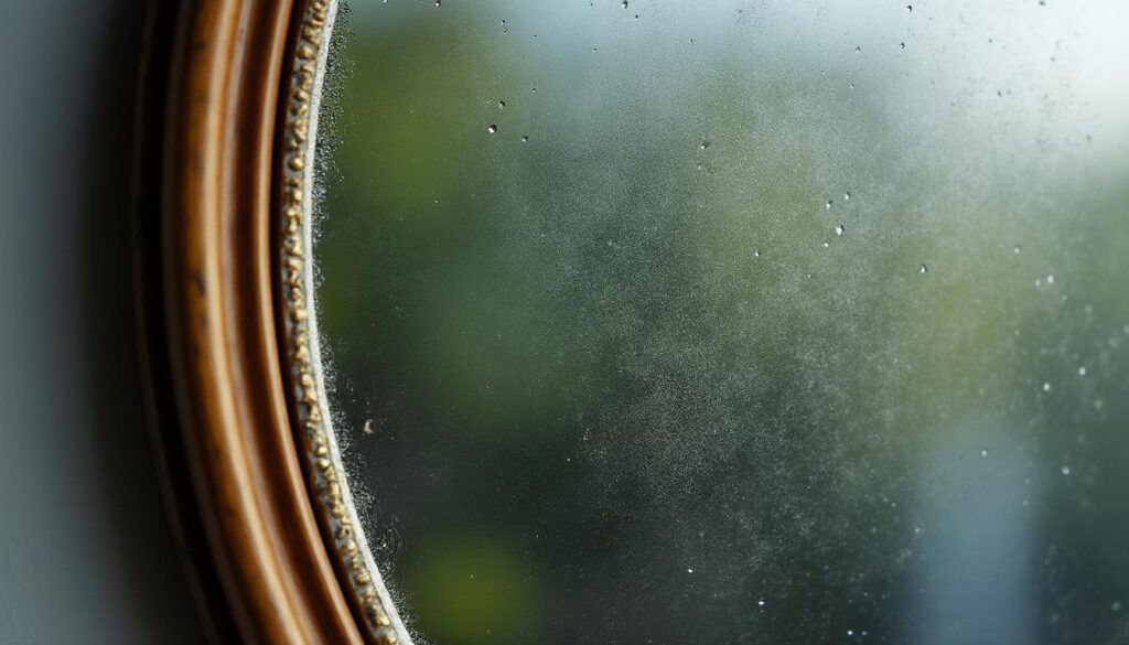 Identifier et traiter les taches d’humidité sur un miroir mural