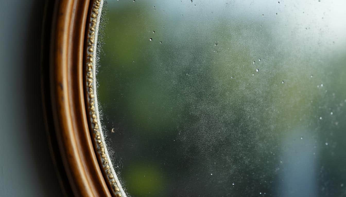 Identifier et traiter les taches d’humidité sur un miroir mural