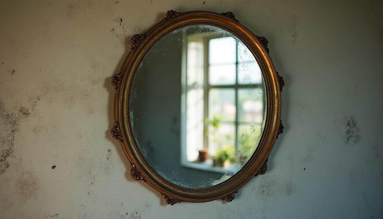 Solutions pour une vitre de miroir mural rayée