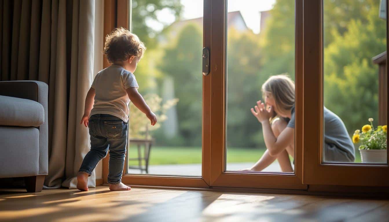 Sécuriser une baie vitrée contre les accidents domestiques avec des enfants