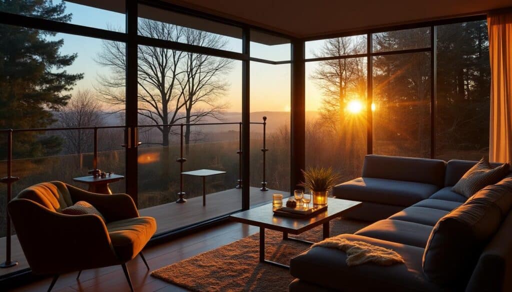 Protéger votre salon la nuit grâce aux verrous de baie