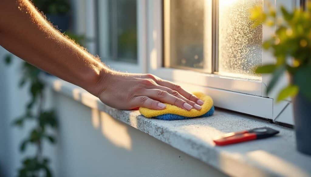 Bien entretenir un appui de fenêtre pour garantir sa longévité