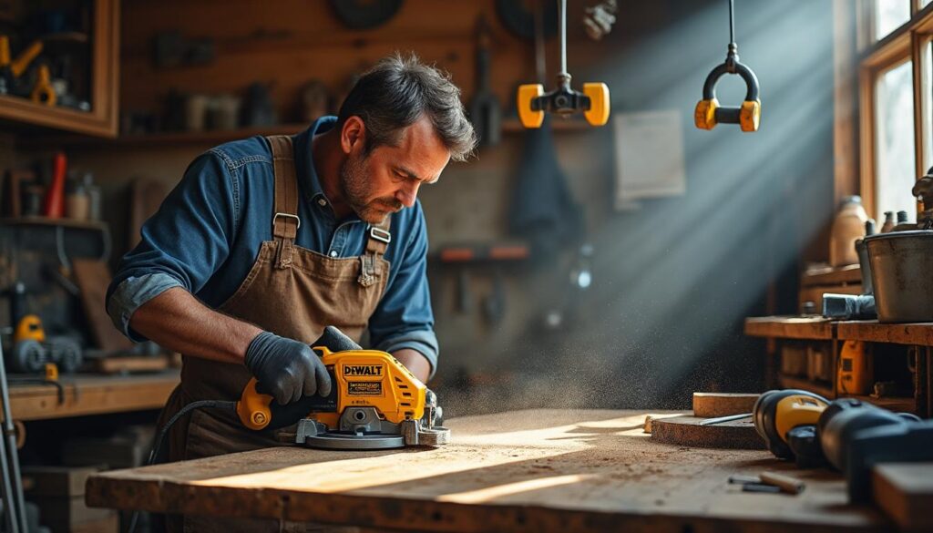 Scie à onglet Dewalt : précision et performance pour vos découpes