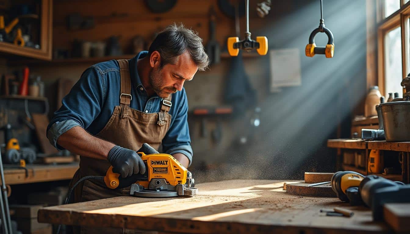 Scie à onglet Dewalt : précision et performance pour vos découpes