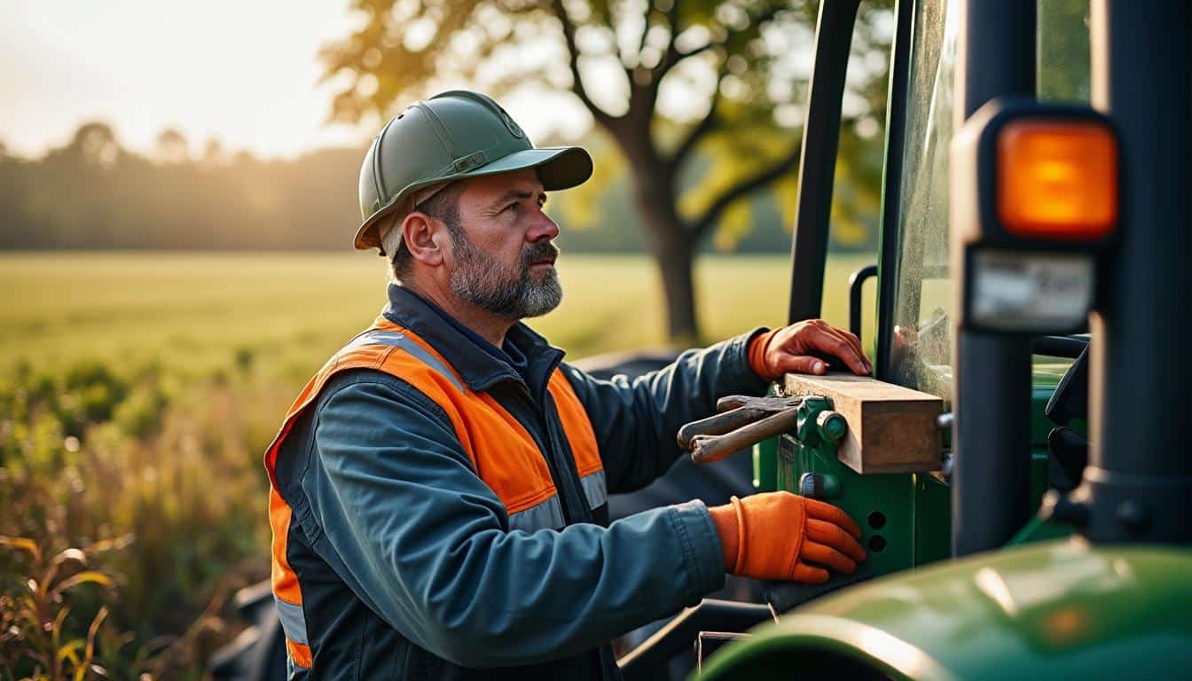 Illustration: Comprendre ce qu’est un banc de scie adapté au travail avec un tracteur