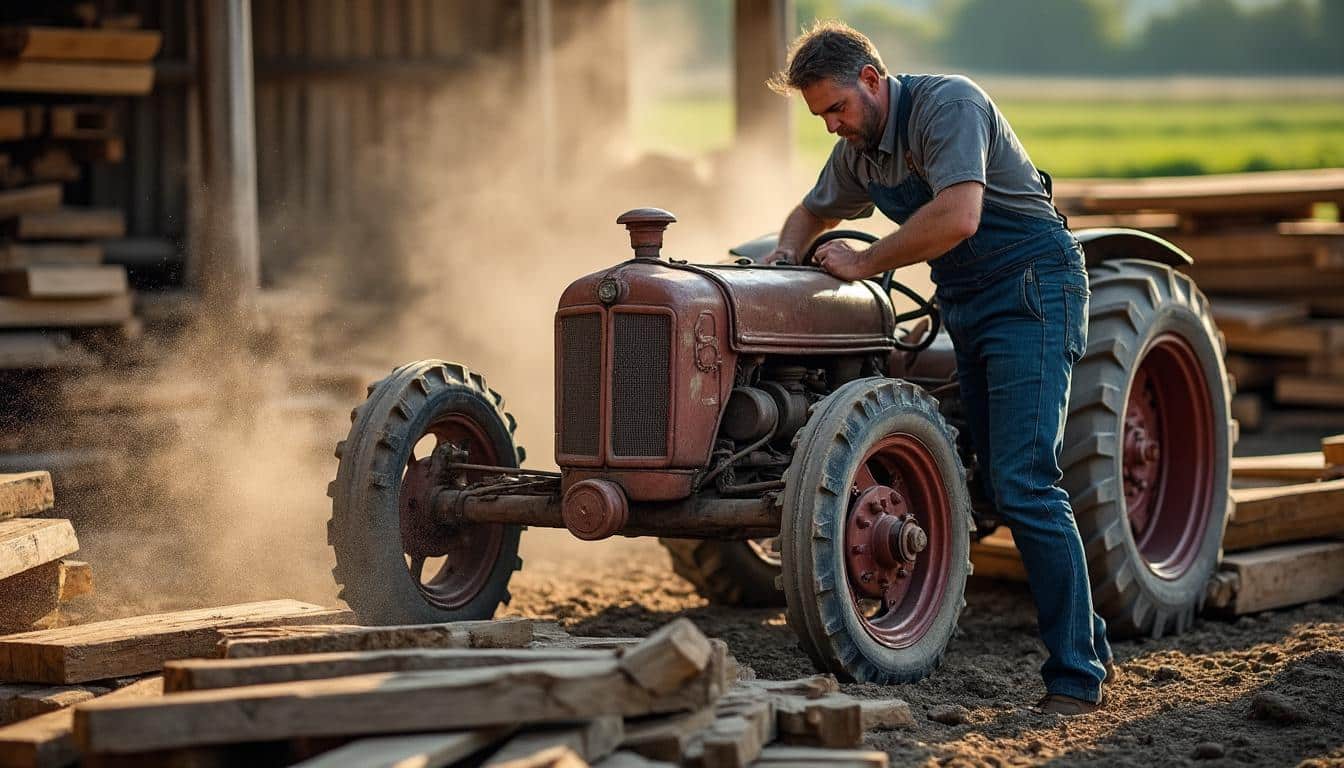 Banc de scie sur tracteur : guide complet pour scier efficacement