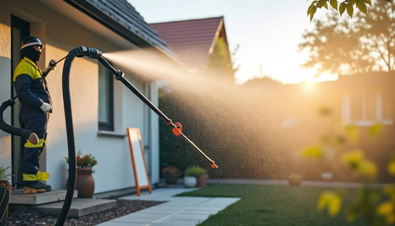 Illustration: Comprendre l’utilité de la perche pour le traitement de la toiture