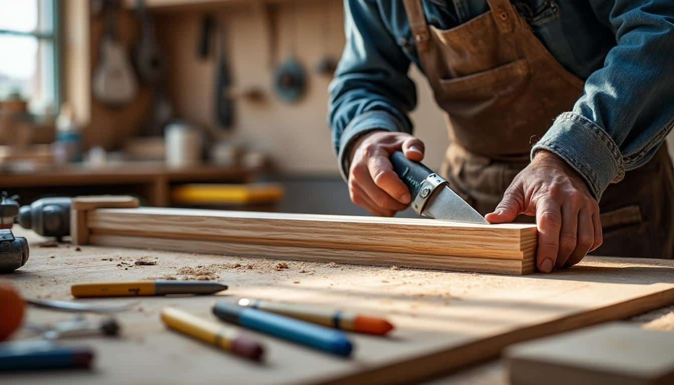 Scie à onglet pour plinthe : précision et finition professionnelle