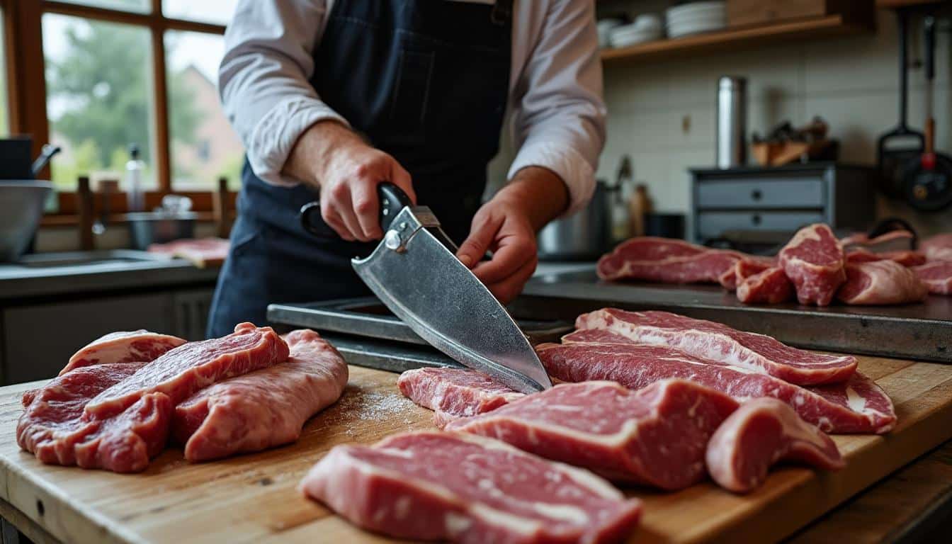 Illustration: Les différents types de scies adaptées à la découpe de viande