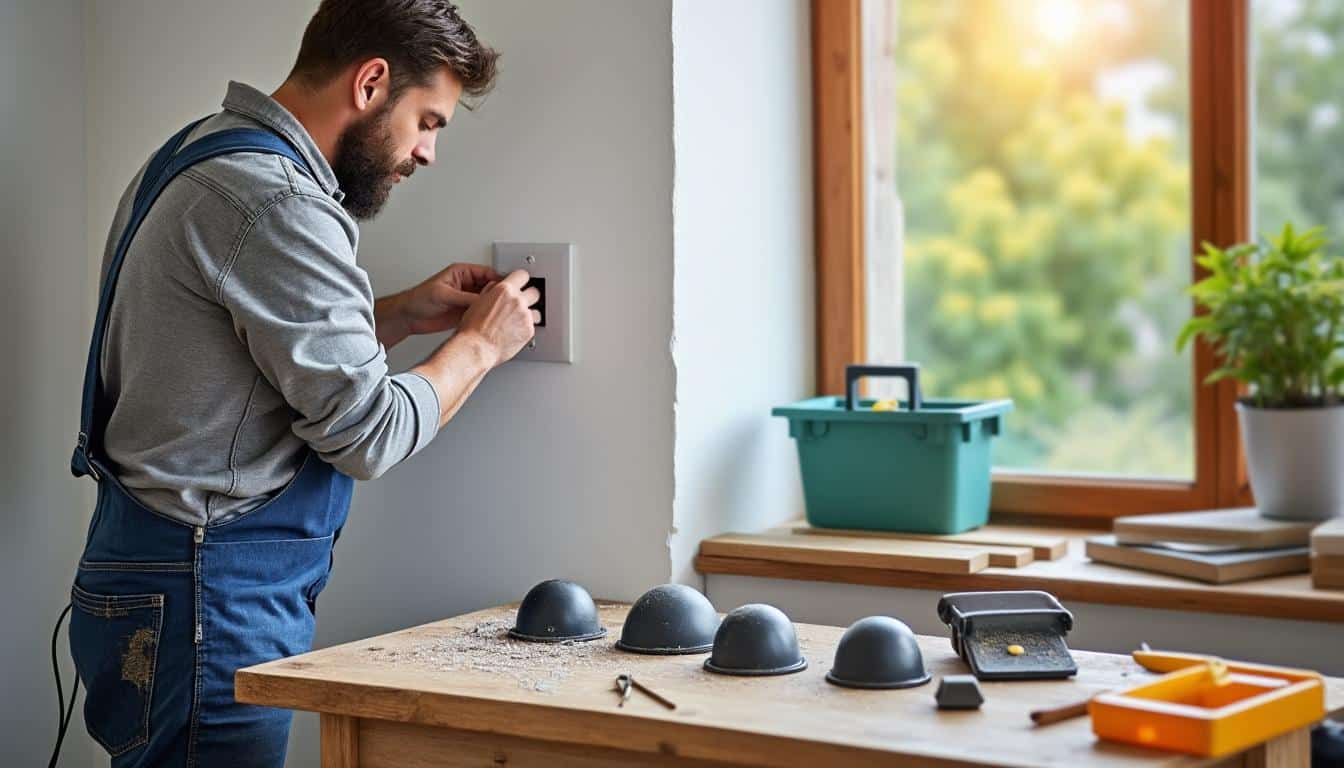 Illustration: Comprendre l’utilité et les différents types de scie cloche pour la pose d’une prise électrique