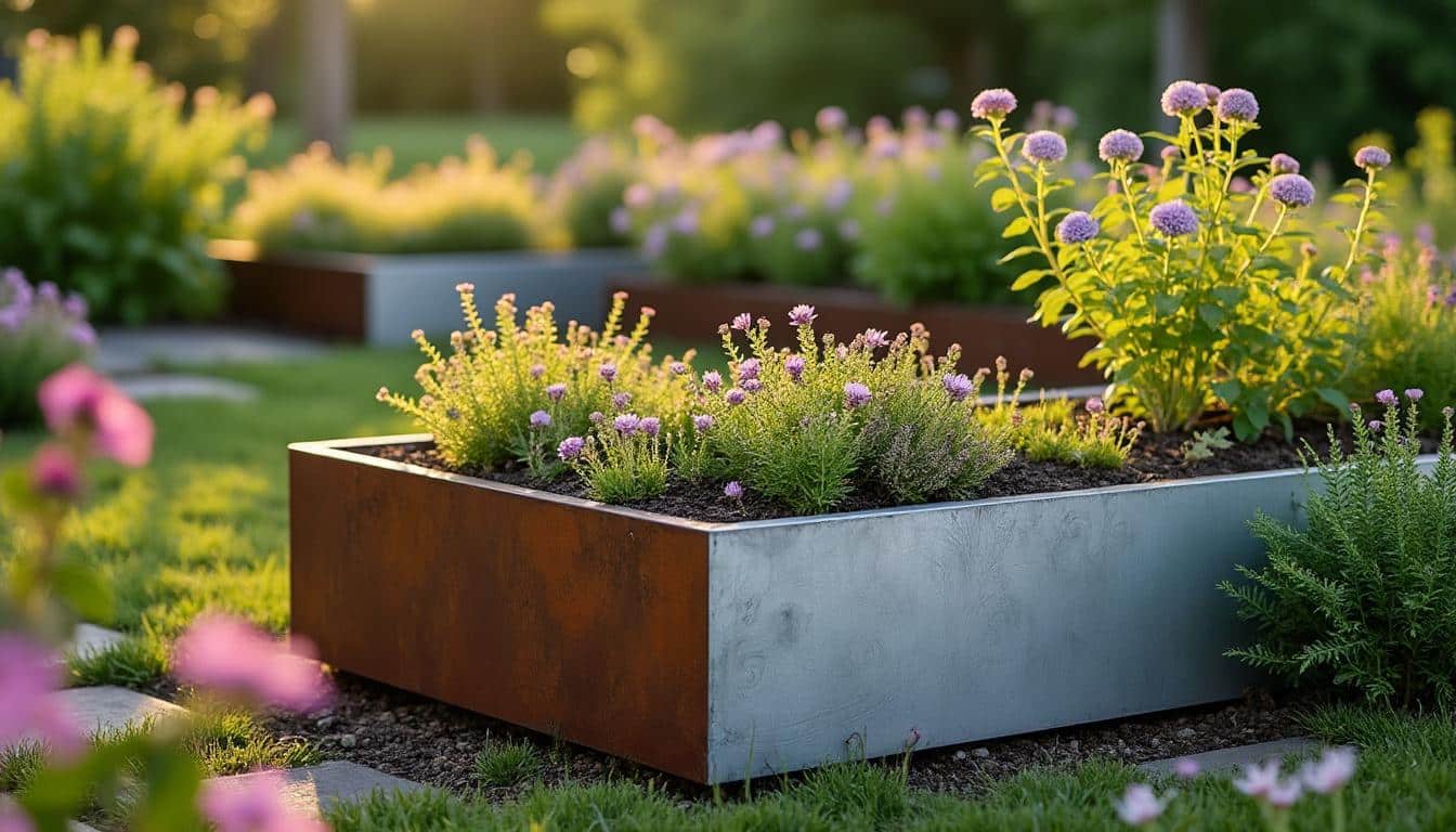 Illustration: Quels matériaux choisir pour une bordure métallique durable et esthétique ?