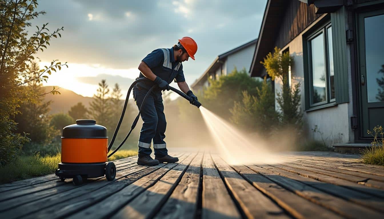 Illustration: Comprendre le rôle essentiel de la perche pour pulvérisateur sur une toiture