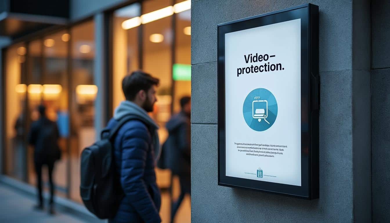 Affiche de vidéoprotection : guide complet pour un affichage conforme