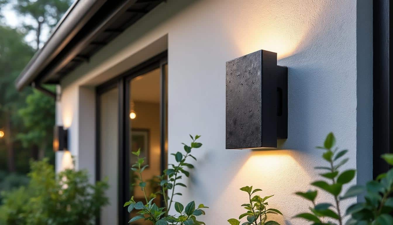 Illustration: Comment le design et les caractéristiques techniques garantissent la durabilité de votre applique murale extérieure noire