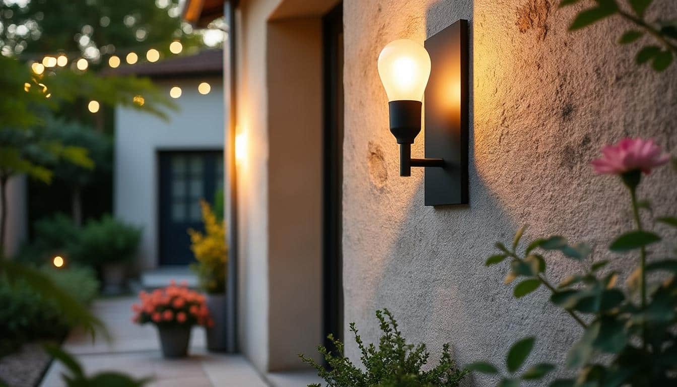 Applique murale extérieure noire : élégance et durabilité assurées