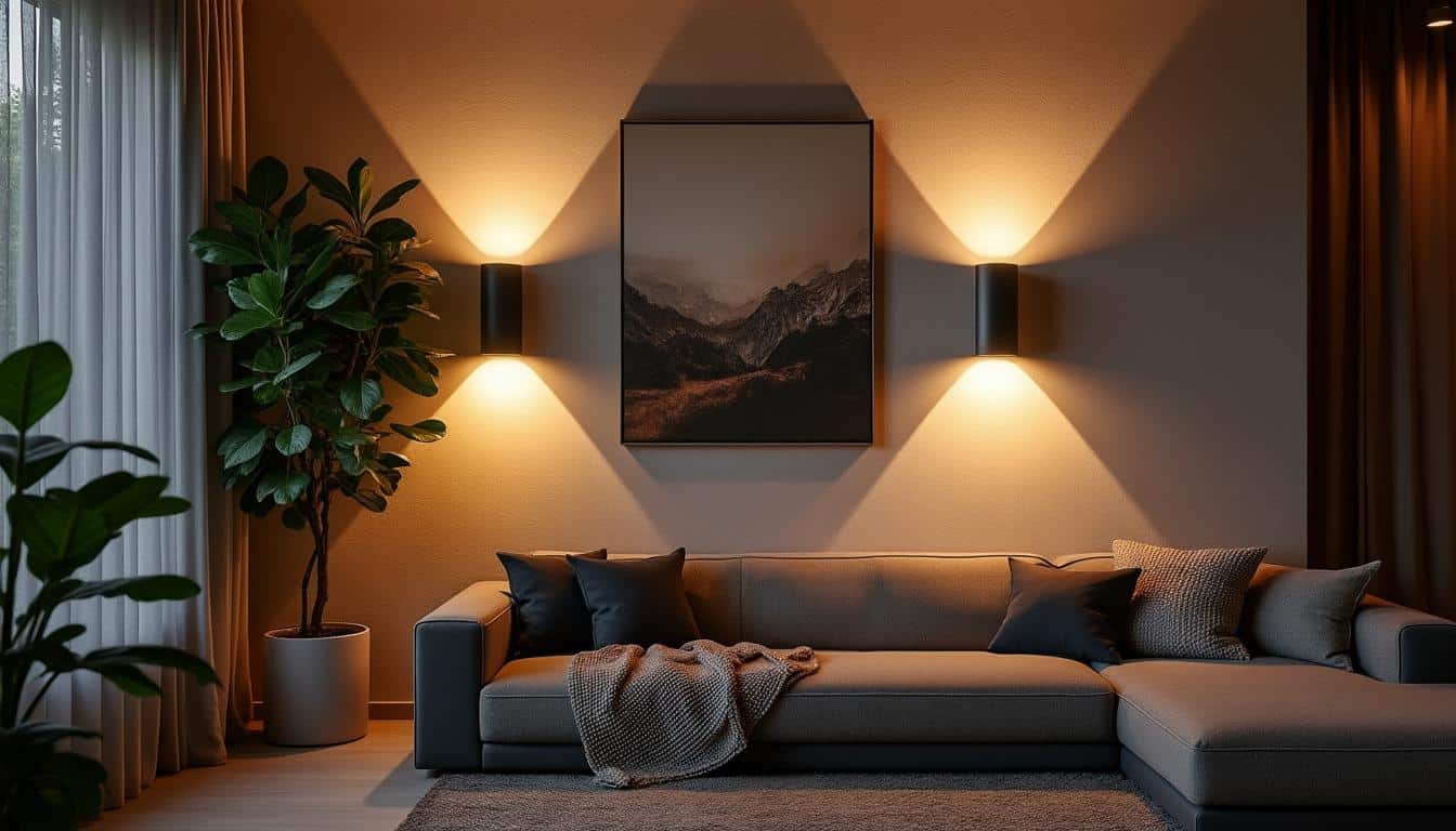 Illustration: Tout savoir sur l’éclairage avec les appliques murales LED d’intérieur