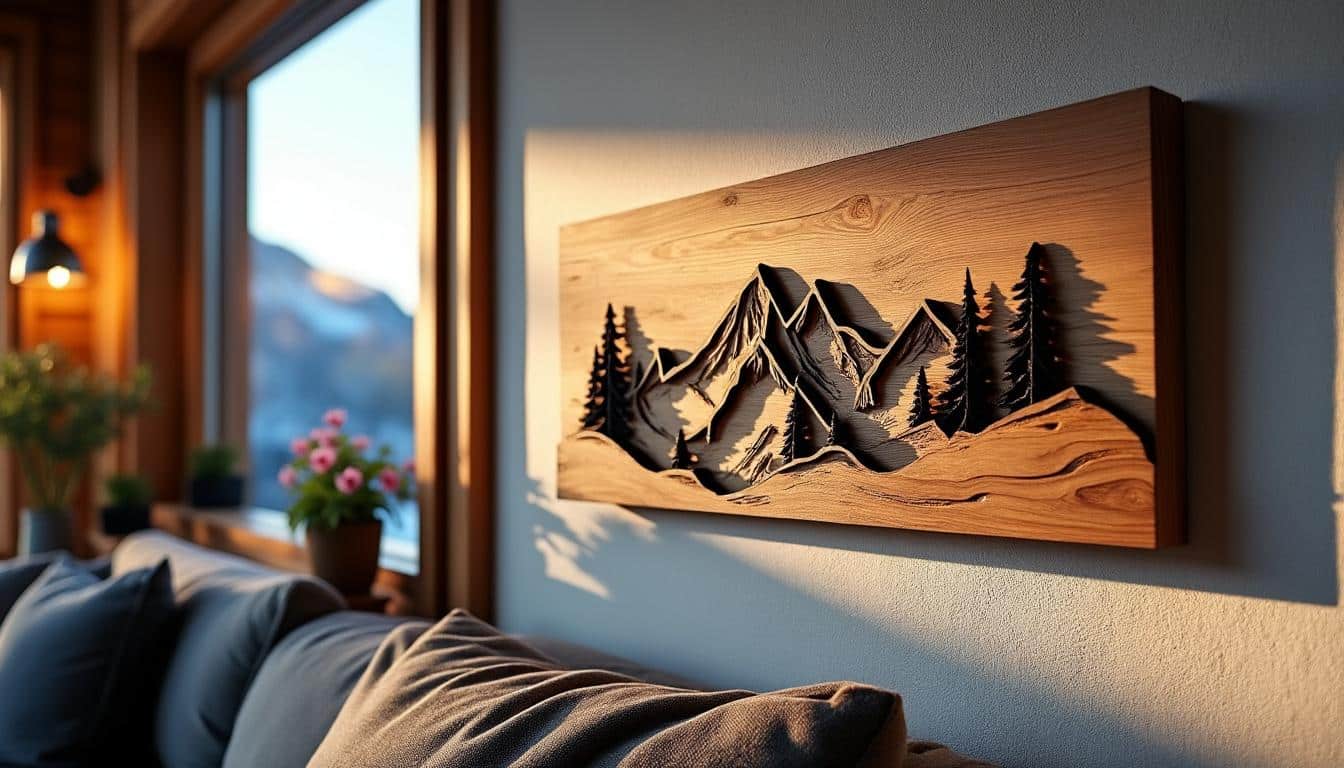 Illustration: Comprendre les appliques murales inspirées par les décors de montagne