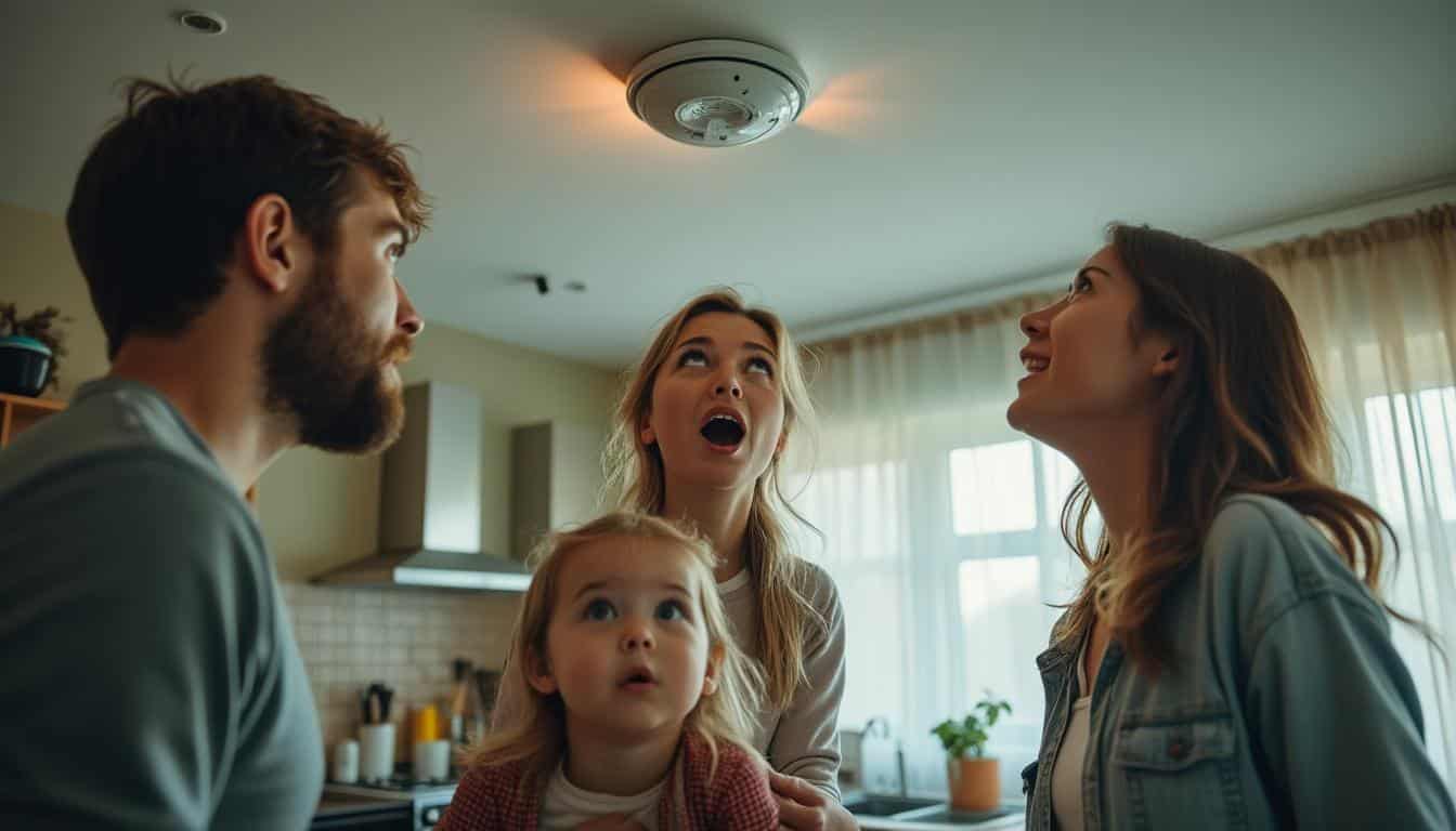 Illustration: Pourquoi votre détecteur de fumée peut sonner sans raison apparente ?