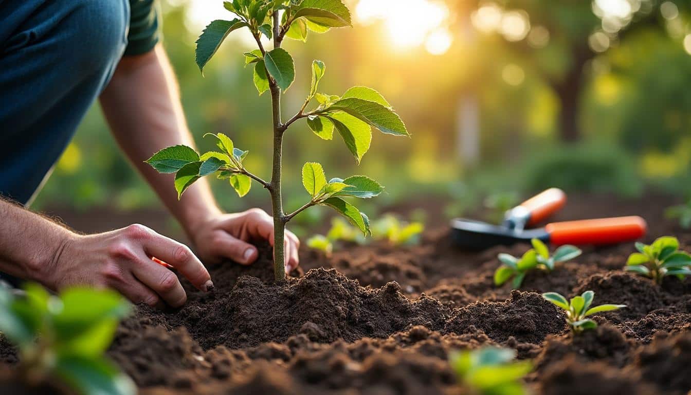 Illustration: Comprendre les arbres fruitiers et leur sol pour une croissance optimale