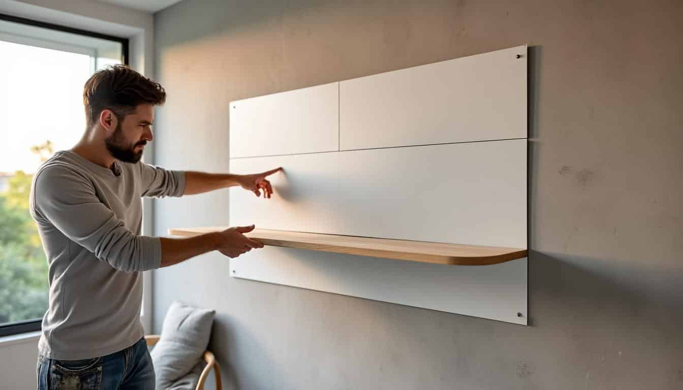 Illustration: Comprendre les bases d’une étagère réalisée avec du placo