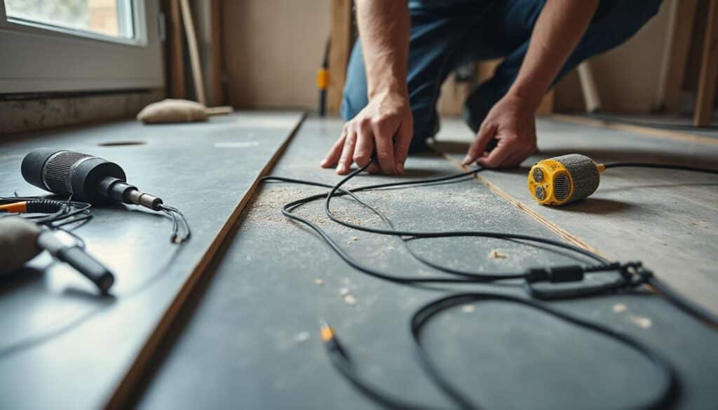 Plancher chauffant électrique sous carrelage : confort et efficacité