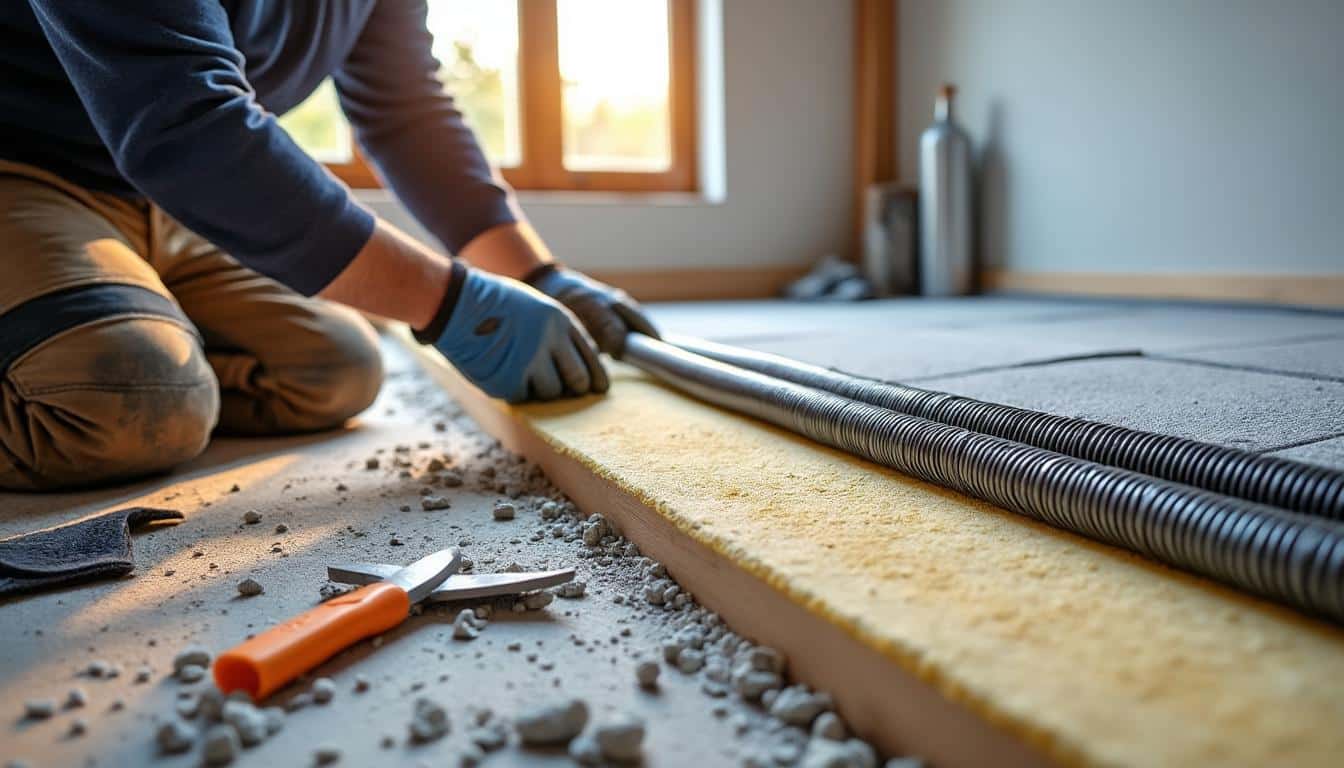 Illustration: Comprendre le fonctionnement des systèmes de chauffage par plancher chauffant