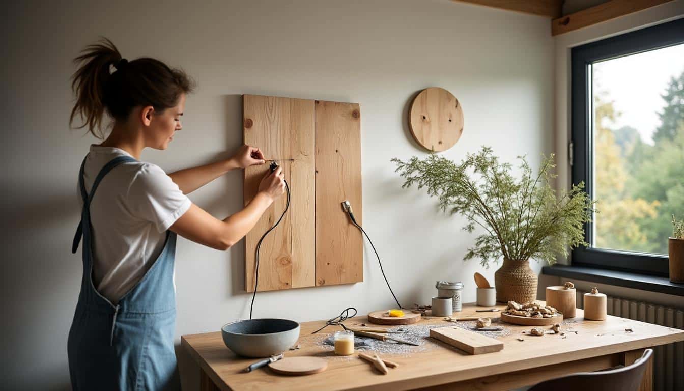 Applique DIY : créez une lampe murale unique et sécurisée