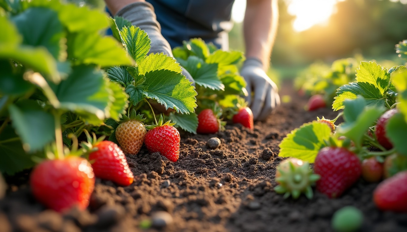 Illustration: Comprendre le rôle essentiel de l’engrais pour les fraisiers