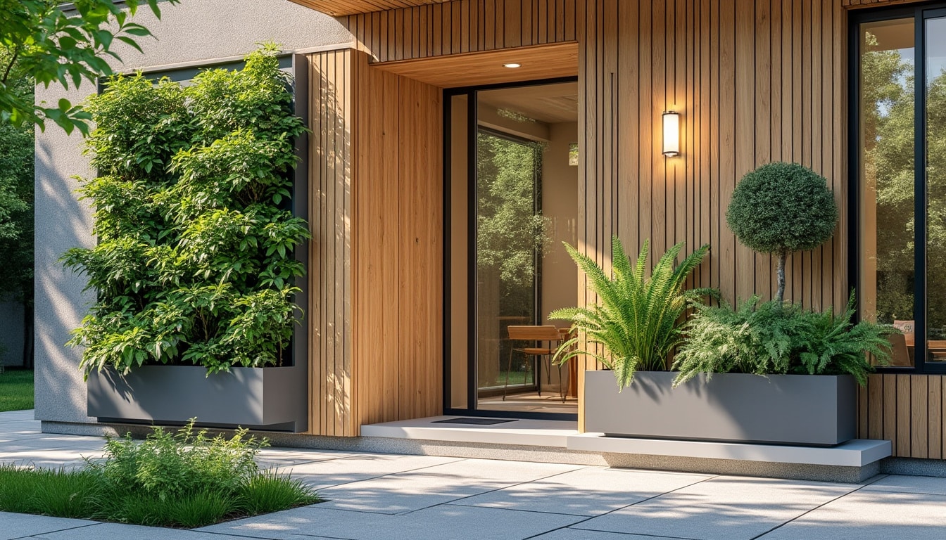 Décoration murale de la façade extérieure : idées et conseils durables