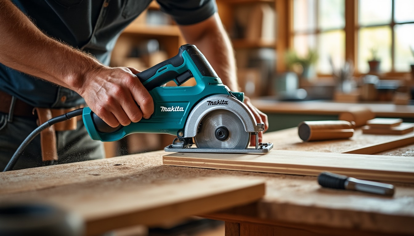 Scie vibrante Makita : précision et performance pour tous travaux